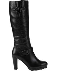 Stivale Donna Tacco alto Nero Romeo Gigli 1348 NERO