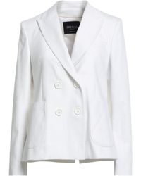 BRERAS Milano - Ivory Blazer Cotton, Polyester, Elastane - Lyst