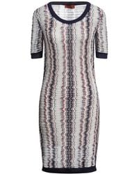 Missoni - Mini Dress Viscose - Lyst