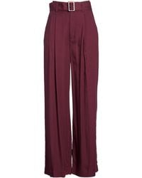 Dondup - Burgundy Pants Viscose, Acrylic - Lyst
