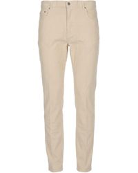 Dondup - Ivory Pants Cotton, Lyocell, Elastane - Lyst