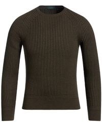 Zanone - Military Sweater Virgin Wool - Lyst