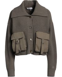 Blumarine - Military Cardigan Wool, Cotton - Lyst