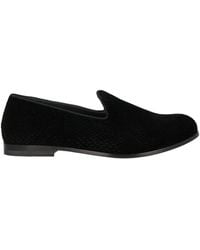 Giorgio Armani - Loafers Textile Fibers - Lyst