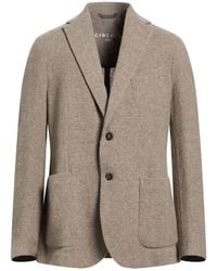 Circolo 1901 - Taupe Blazer Virgin Wool, Cashmere - Lyst