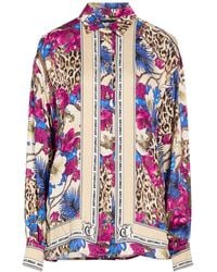 Just Cavalli - Shirt Viscose - Lyst