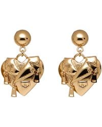 Moschino - Couture -- Earrings Metal - Lyst