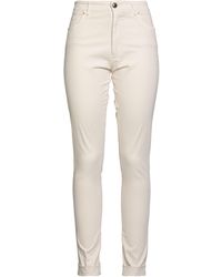 Berwich - Ivory Pants Cotton, Lyocell, Elastane - Lyst