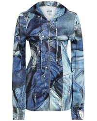 Moschino - Mini Dress Viscose, Elastane - Lyst