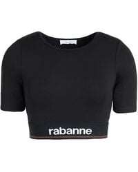 Rabanne - T-Shirt Viscose, Polyamide, Elastane - Lyst