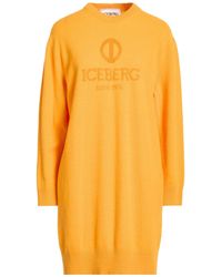 Iceberg - Mini Dress Virgin Wool, Cashmere - Lyst