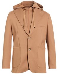 Exte - Camel Blazer Viscose, Nylon, Elastane - Lyst
