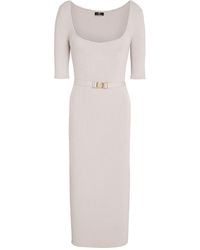 Elisabetta Franchi - Vestido midi - Lyst