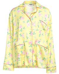 MSGM - Shirt Polyester - Lyst