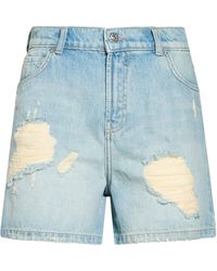 Halfboy - Denim Shorts Organic Cotton, Elastane - Lyst