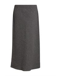 Roberto Collina - Midi Skirt Merino Wool - Lyst
