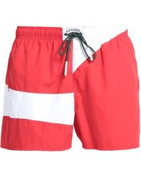 Lacoste Badeboxer - Rot