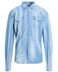 John Varvatos - Chemise En Jean - Lyst