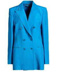 Alberta Ferretti - Blazer Linen, Viscose, Elastane - Lyst