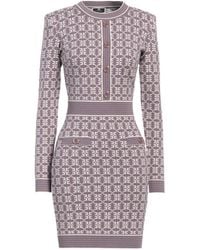 Elisabetta Franchi - Mini Dress - Lyst