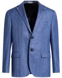 Corneliani - Blazer Virgin Wool, Silk, Linen - Lyst