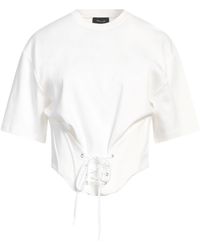 Mugler - T-Shirt Cotton, Polyamide, Elastane - Lyst
