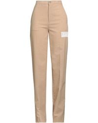 Gcds - Camel Pants Polyester, Virgin Wool, Elastane - Lyst