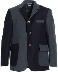 Thom Browne - Blazer Wool, Cotton - Lyst