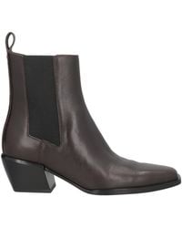 Rag & Bone - Chocolate Ankle Boots Leather - Lyst