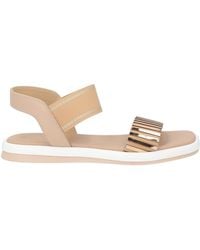 Baldinini - Sandals Leather, Textile Fibers - Lyst