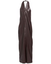 Nanushka - Dark Maxi Dress Recycled Polyester - Lyst