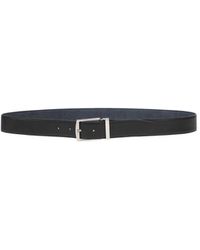 mens black armani belt