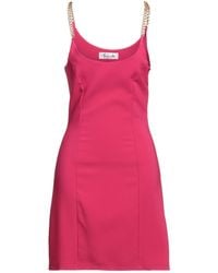 Feminista - Fuchsia Mini Dress Polyester, Elastane - Lyst