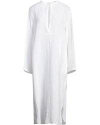 Cristina Bonfanti - Midi Dress Linen - Lyst