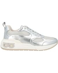 Ferragamo - Cosma Lux Sneakers Leather, Textile Fibers - Lyst