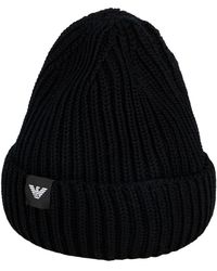 Emporio Armani - Hat Virgin Wool - Lyst