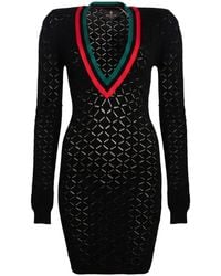 Babylon - Mini Dress Viscose, Polyester - Lyst