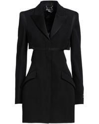 Versace - Mini Dress Virgin Wool, Acetate, Viscose - Lyst