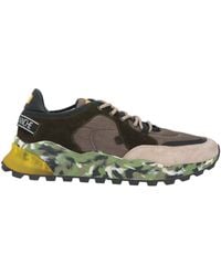 Voile Blanche - Taupe Sneakers Textile Fibers, Soft Leather - Lyst