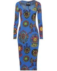 Versace Jeans Couture - Midi Dress Viscose, Elastane - Lyst