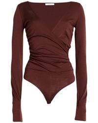 Max Mara - Chocolate Bodysuit Wool - Lyst