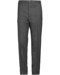 Lardini - Charcoal Pants Wool, Elastane - Lyst