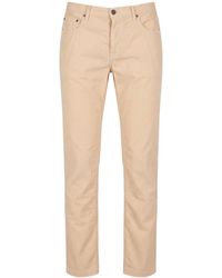 Massimo Alba - Ivory Pants Cotton - Lyst