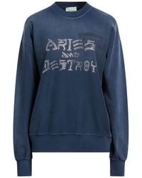 Aries - Sweatshirt Cotton - Lyst
