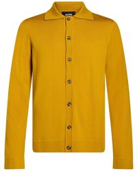 Alpha Studio - Mustard Cardigan Merino Wool - Lyst