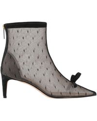Red(V) - Ankle Boots Textile Fibers, Leather - Lyst