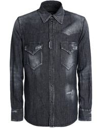 DSquared² - Denim Shirt - Lyst