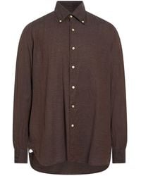 Luigi Borrelli Napoli - Dark Shirt Cotton, Cashmere - Lyst