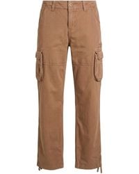 Alpha Industries - Taupe Pants Cotton - Lyst