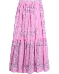 Mia Bag Long Skirt - Pink